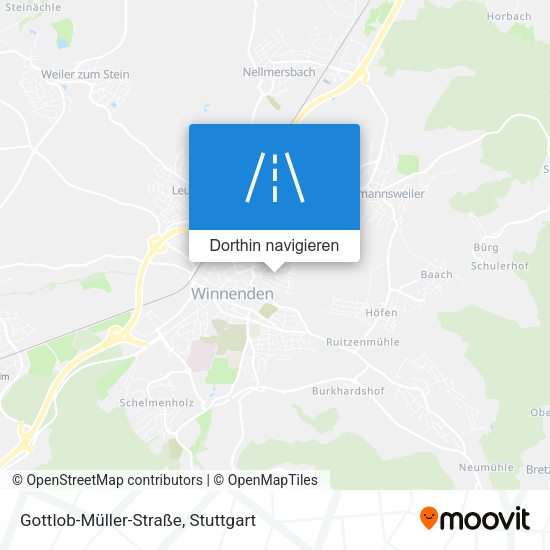 Gottlob-Müller-Straße Karte