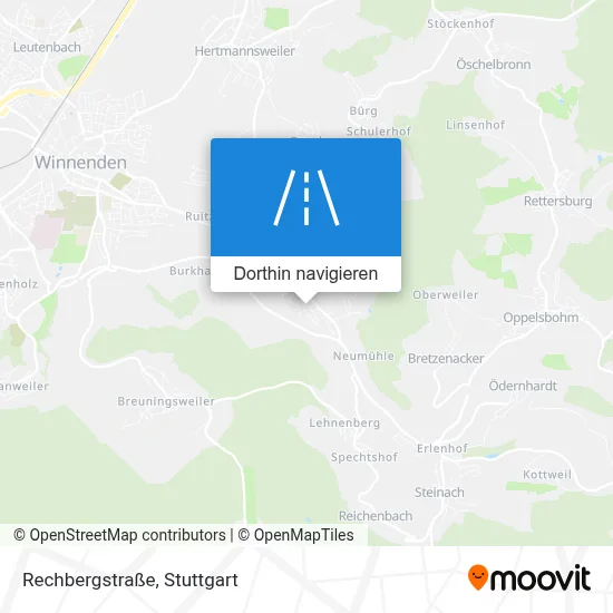 Rechbergstraße Karte