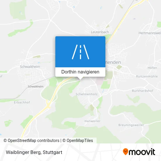 Waiblinger Berg Karte