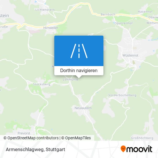 Armenschlagweg Karte