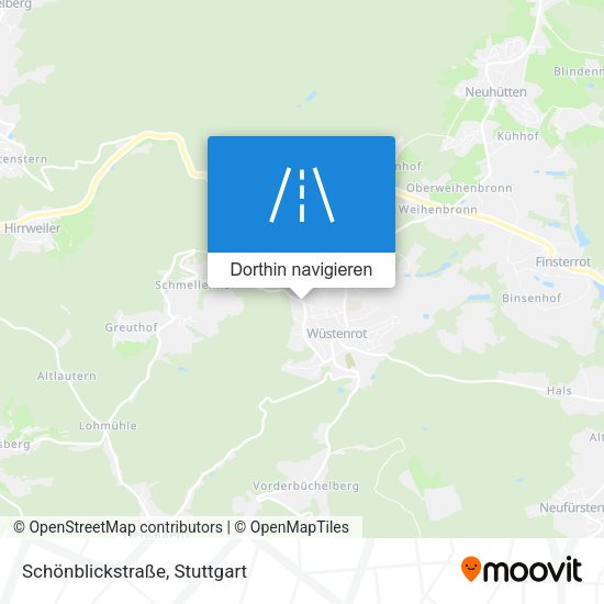 Schönblickstraße Karte