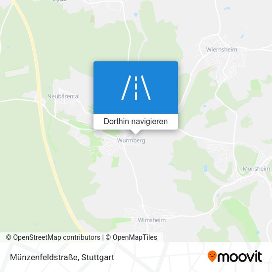 Münzenfeldstraße Karte