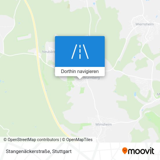 Stangenäckerstraße Karte