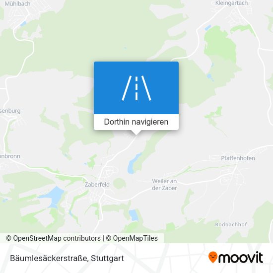 Bäumlesäckerstraße Karte