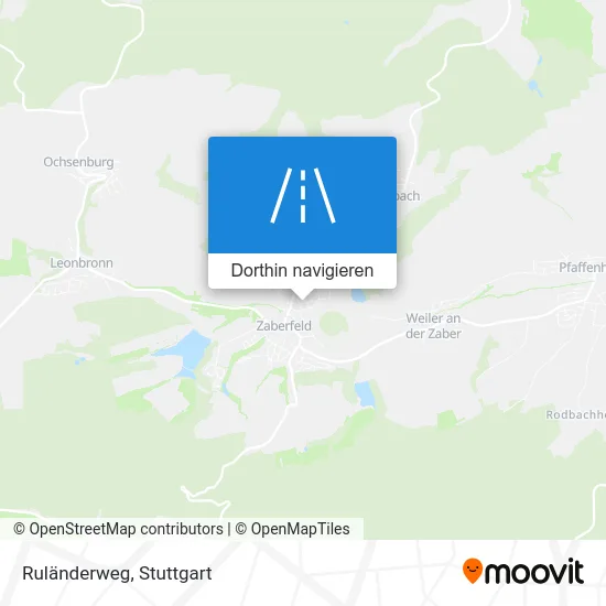 Ruländerweg Karte