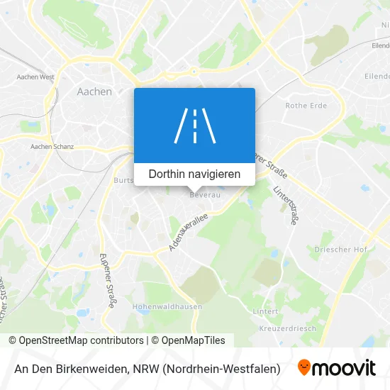 An Den Birkenweiden Karte