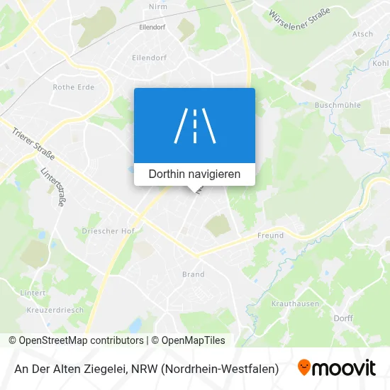 An Der Alten Ziegelei Karte