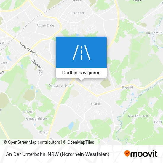 An Der Unterbahn Karte