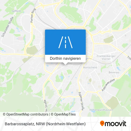 Barbarossaplatz Karte