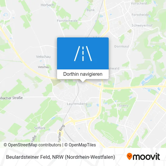 Beulardsteiner Feld Karte