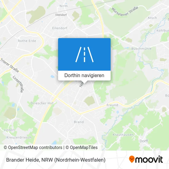 Brander Heide Karte