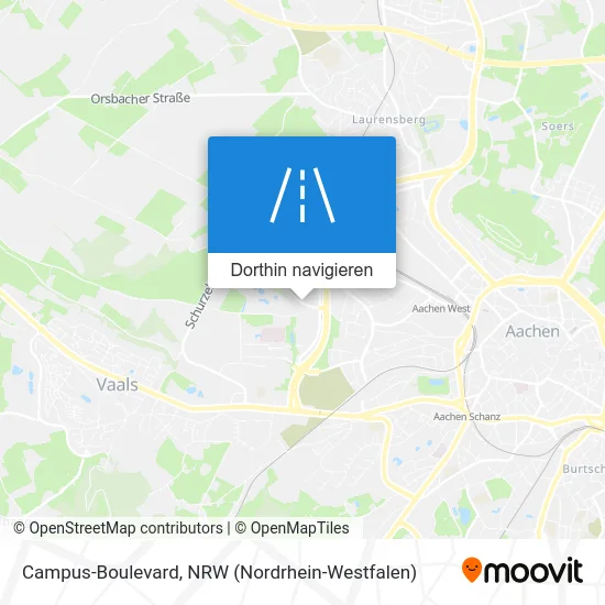 Campus-Boulevard Karte