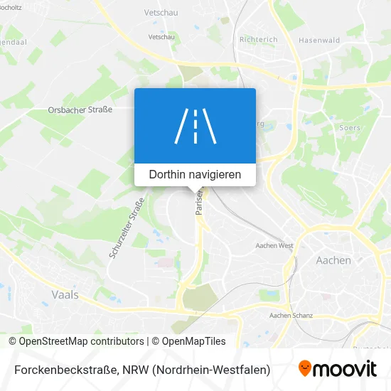 Forckenbeckstraße Karte