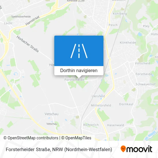 Forsterheider Straße Karte