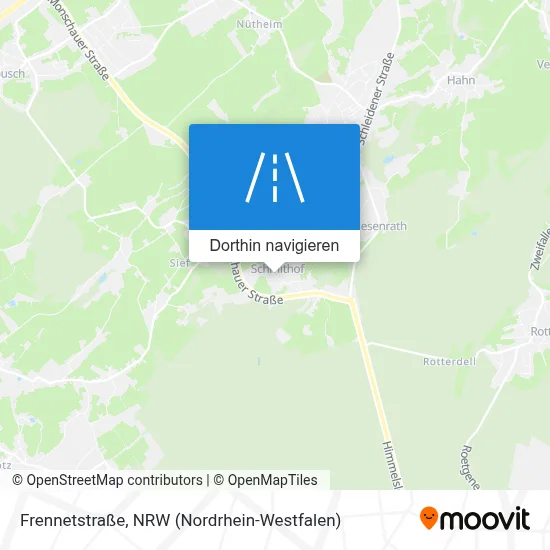 Frennetstraße Karte