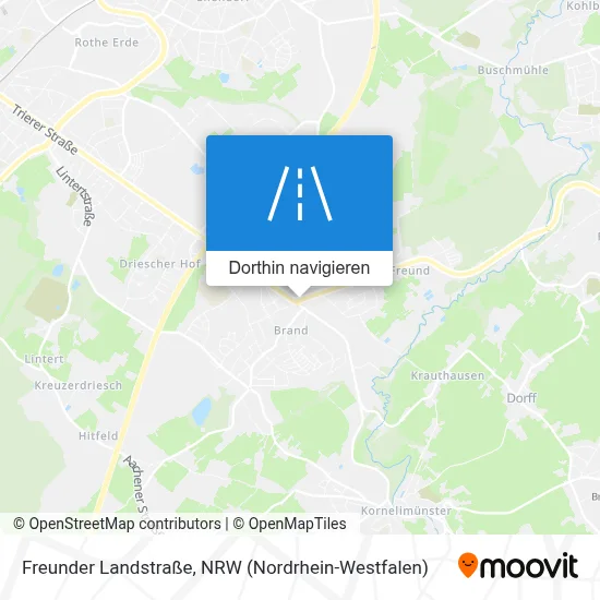 Freunder Landstraße Karte