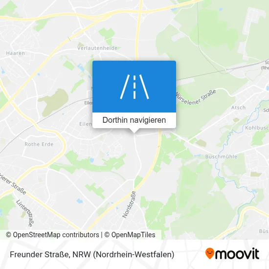 Freunder Straße Karte