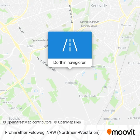 Frohnrather Feldweg Karte