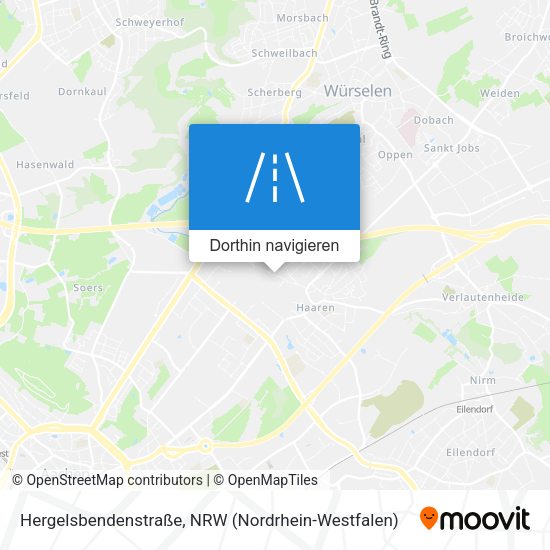 Hergelsbendenstraße Karte