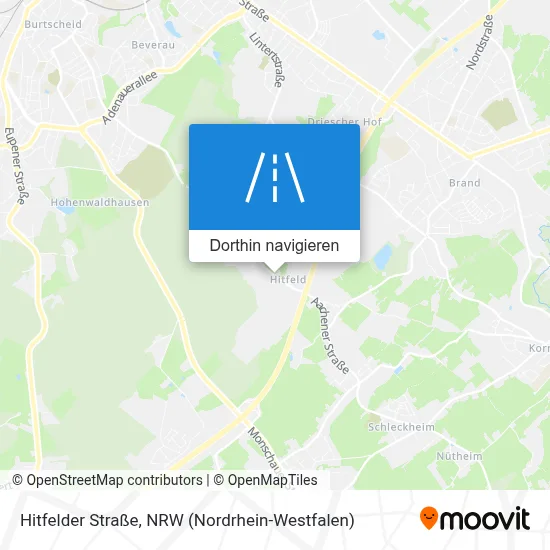 Hitfelder Straße Karte