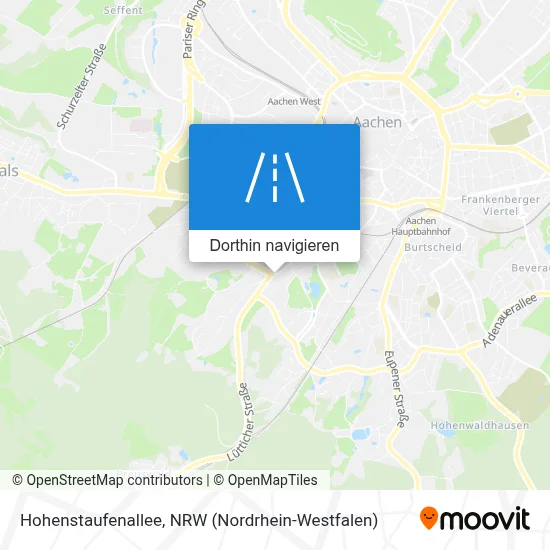 Hohenstaufenallee Karte