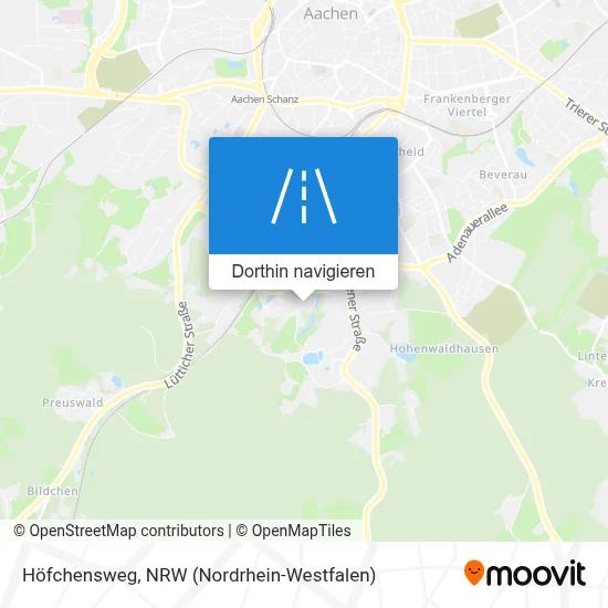 Höfchensweg Karte