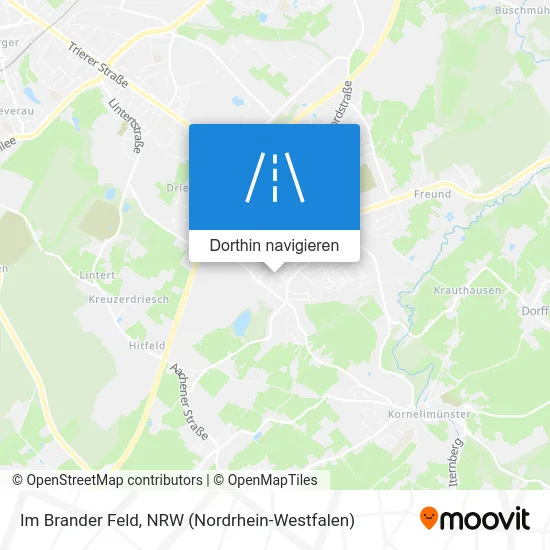 Im Brander Feld Karte