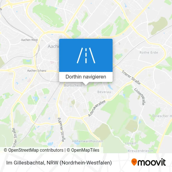 Im Gillesbachtal Karte