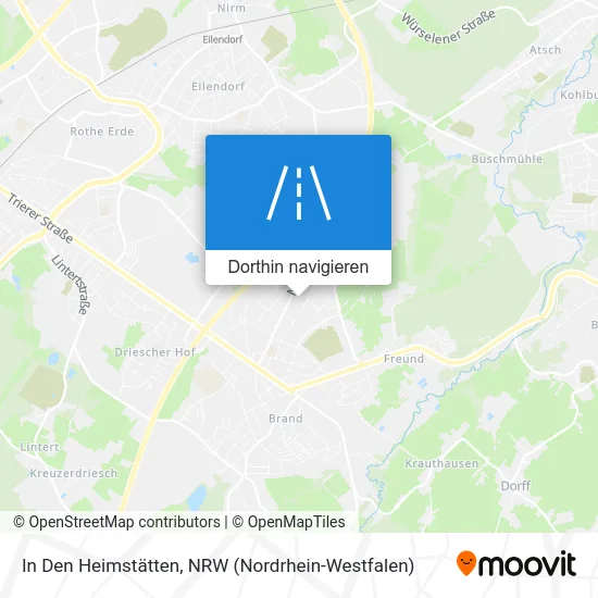 In Den Heimstätten Karte