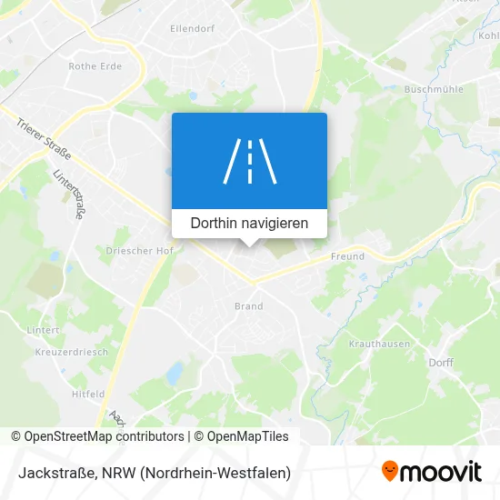 Jackstraße Karte