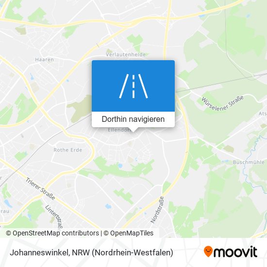 Johanneswinkel Karte