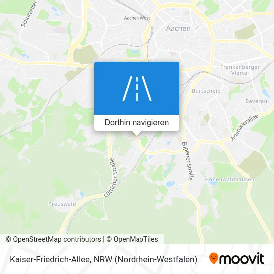 Kaiser-Friedrich-Allee Karte
