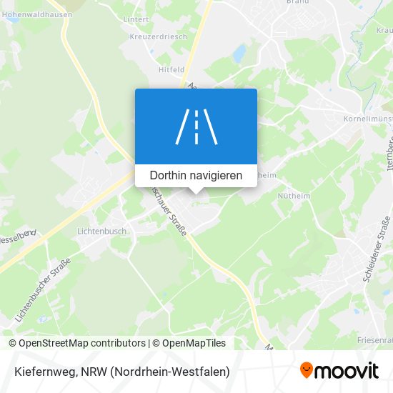 Kiefernweg Karte