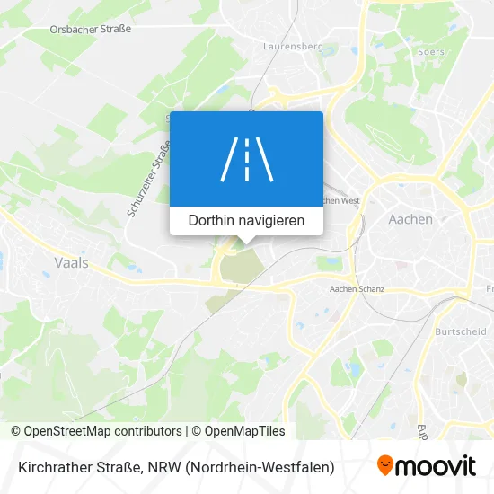 Kirchrather Straße Karte
