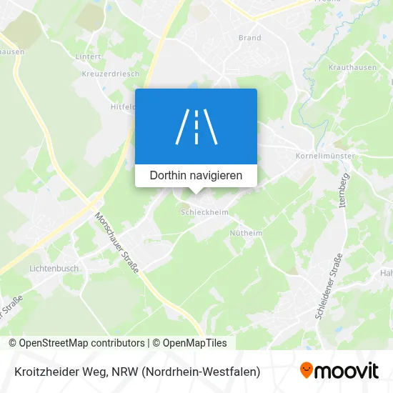 Kroitzheider Weg Karte