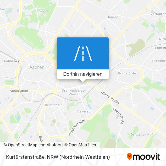 Kurfürstenstraße Karte