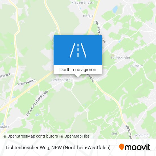 Lichtenbuscher Weg Karte