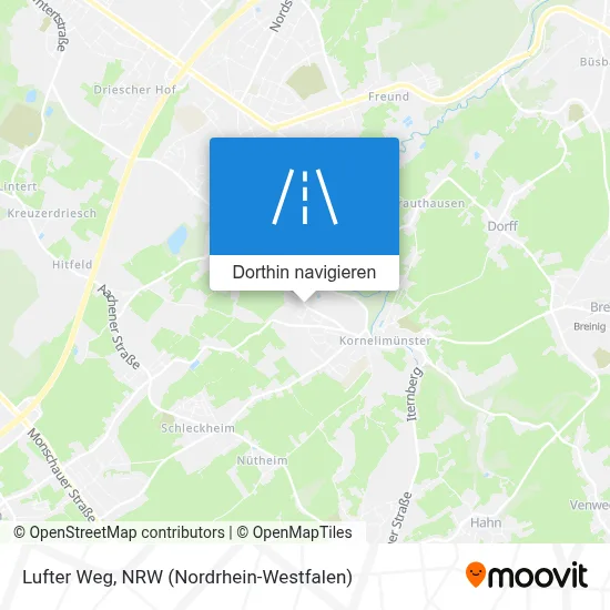 Lufter Weg Karte