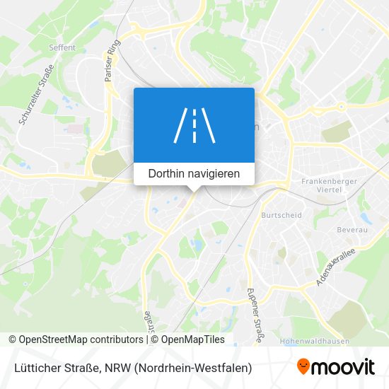 Lütticher Straße Karte