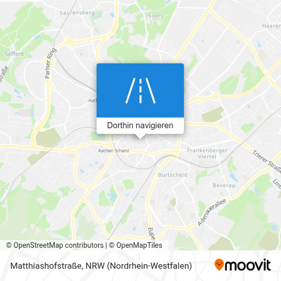 Matthiashofstraße Karte