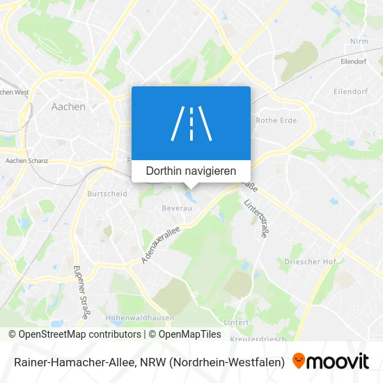 Rainer-Hamacher-Allee Karte