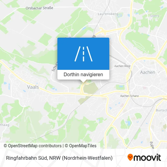 Ringfahrbahn Süd Karte