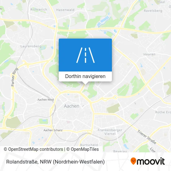 Rolandstraße Karte
