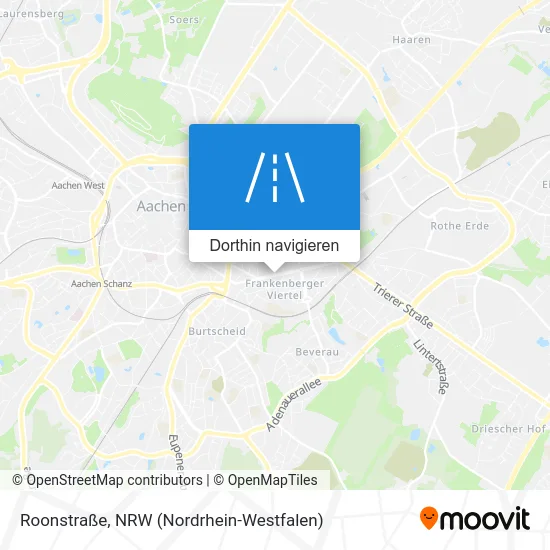 Roonstraße Karte