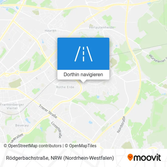 Rödgerbachstraße Karte