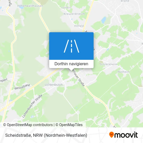 Scheidstraße Karte