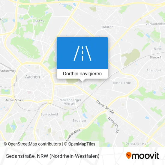 Sedanstraße Karte