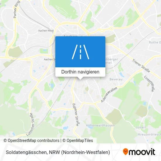 Soldatengässchen Karte