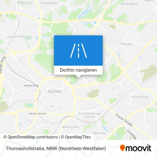 Thomashofstraße Karte