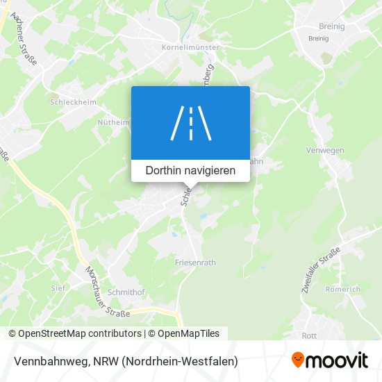 Vennbahnweg Karte